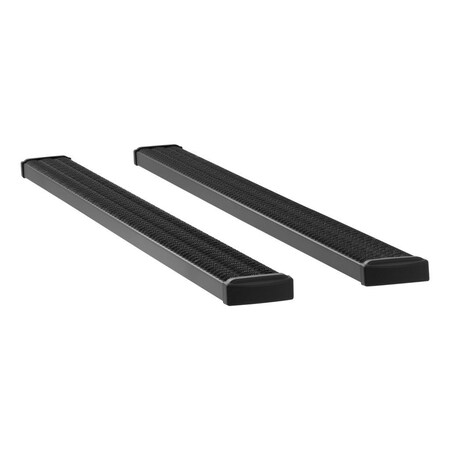 Luverne Truck Equipment GRIP STEP 7IN RUNNING BOARDS BLACK TEXTURED POWDER COAT 415098-400938